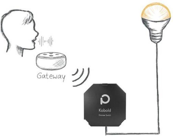 Actual product image Dresden Elektronik Phoscon Kobold Zigbee dimming actuator 400 W (Dimming actuator)