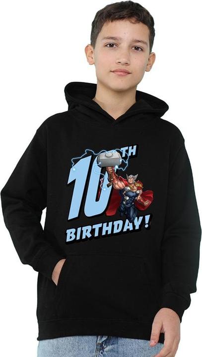 Produktbild Kapuzenpullover meliert 10. Geburtstag (128)