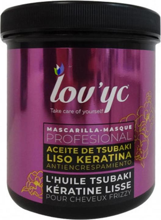 Lov'yc Professionelle Haarmaske mit Keratin und Tsubaki-Öl 23,70 fl oz (23.70 ml)