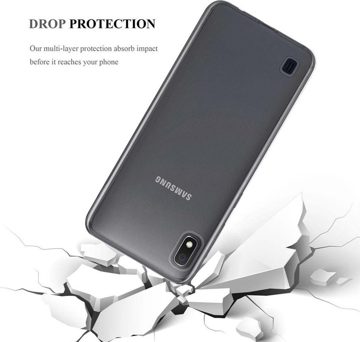 Produktbild Cadorabo TPU Ultra Slim AIR Cover (Samsung Galaxy A10, HTC One M10)