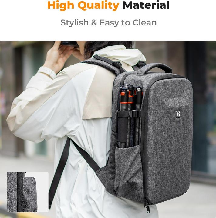 Actual product image K&F Concept Backpack 22L Nature Wander 10 (Dark Grey) (Photo backpack, 22 l)