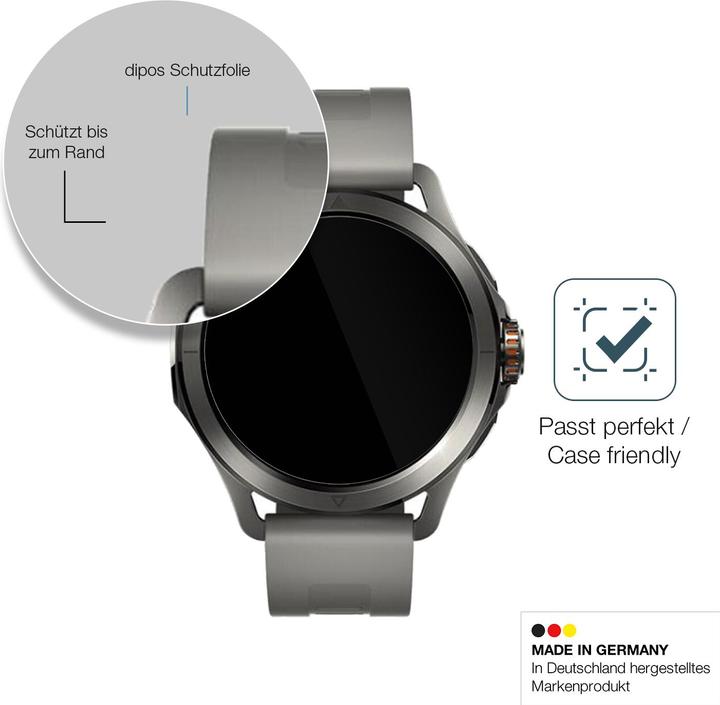 Actual product image Dipos Anti-Shock Screen Protector Clear