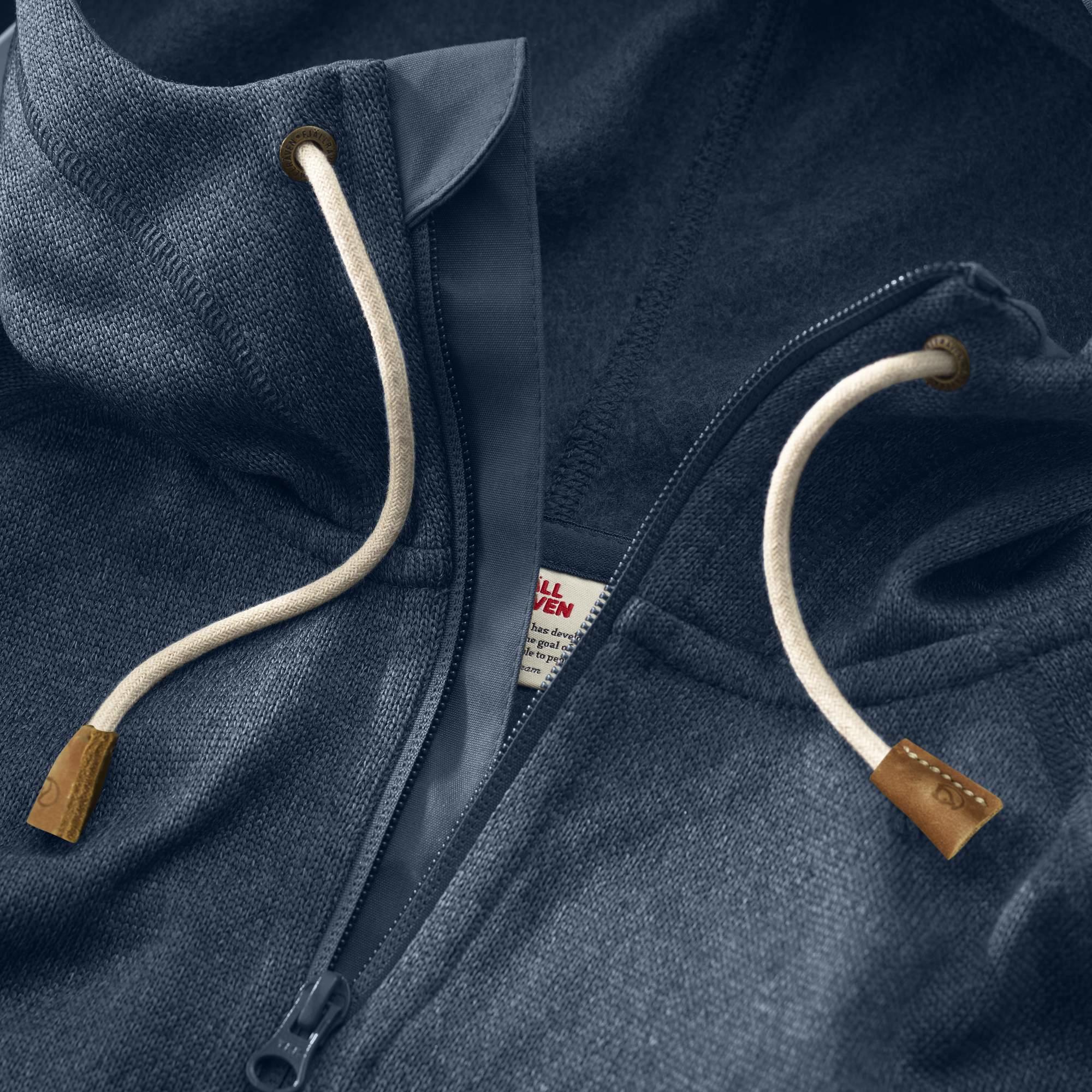 Thumbnail - Fjällräven, Herren, Jacke, Övik Fleece Hoodie (M), Blau, M