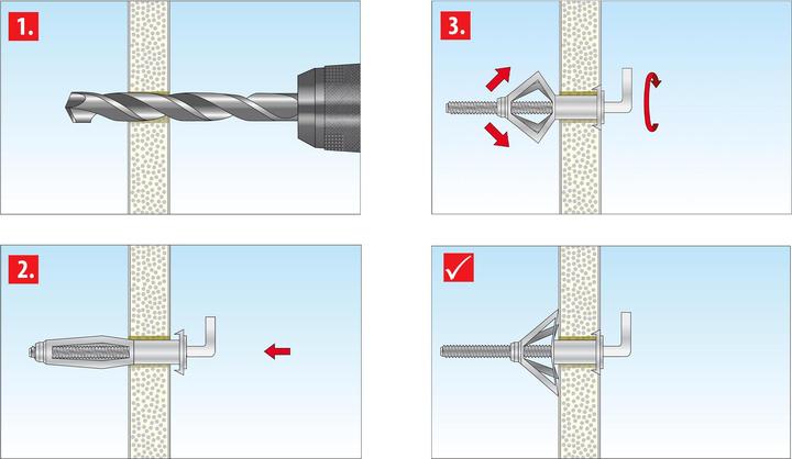 Produktbild Tox Metall-Hakendübel Pirat Skippi-L (25 Stk.)