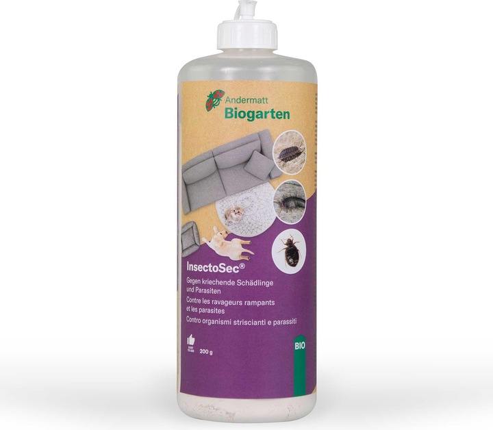Image du produit Andermatt Biogarten InsectoSec contre les ravageurs rampants (Parasites, Puces, Blattes, Isopode, Punaises de lit, Lépismes, Mille-pattes)