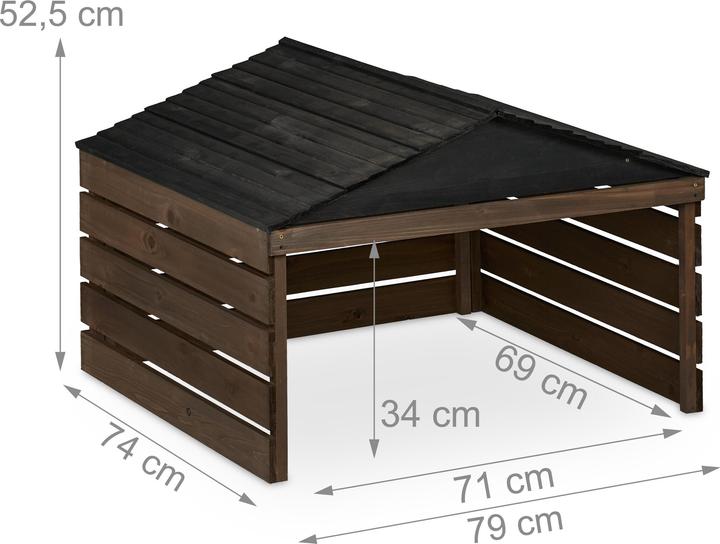 Produktbild Relaxdays Mähroboter-Garage (Mähroboter)