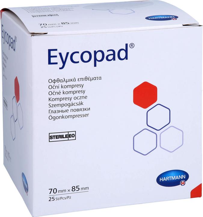 Actual product image IVF Hartmann Augenkompressen 70x85mm steril
