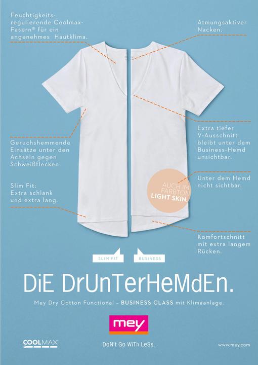 Produktbild Mey Herren-Unterhemd, 1/2-Arm "Dry Cotton" (XL)
