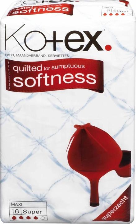Produktbild Kotex Maxi Super 16 Pads (16x)
