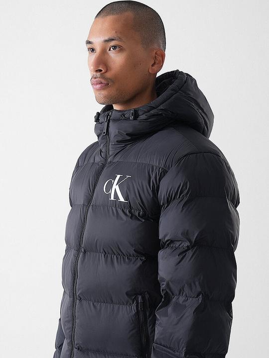 Actual product image Calvin Klein Jeans Ls Nylon Monogram Puffer Jkt (XL)