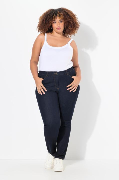 Image du produit Ulla Popken Jean Sammy, taille confort et coupe slim 5 poches (44)