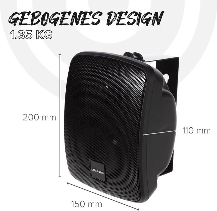 Actual product image Artsound ASW45.2 B Luidsprekers - 1 pair (Active)