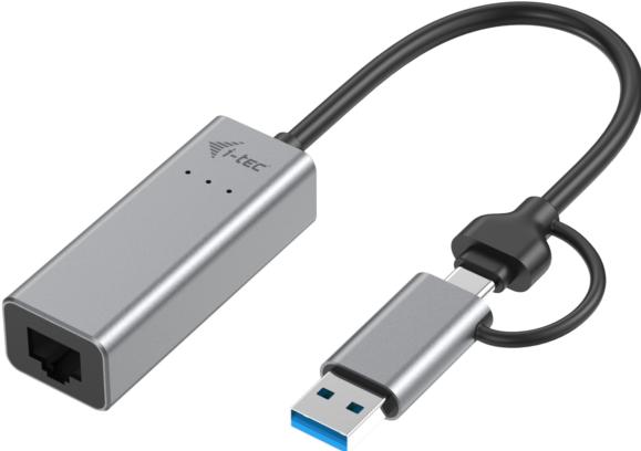 Image du produit i-tec USB-C Ethernet Adapter (USB-C 3.1 Gen 1, RJ45 2.5 Gigabit Ethernet (1x))