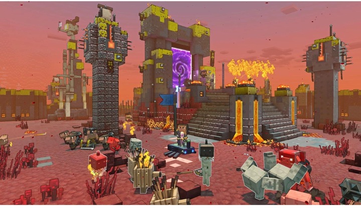 Productafbeelding Mojang Minecraft Legends DELUXE PS-4 (PS4, DE)
