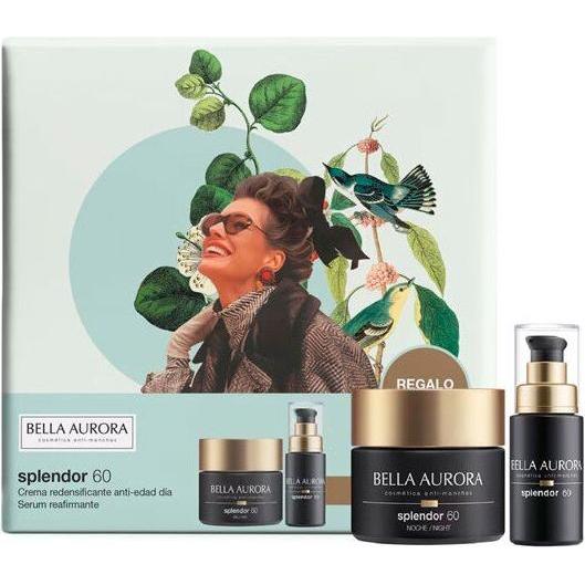 Bella Aurora, Beauty Geschenkset, BELLA AUR. SPLENDOR +60 CREMA NOCHE 50 ML + SERUM REAFIRMANTE 30 ML SETS