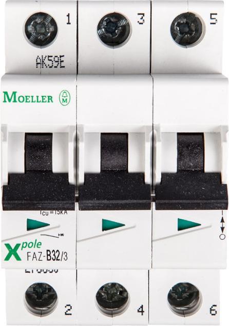 Produktbild Eaton Circuit Breaker, B Curve, 32A, 3-Pole