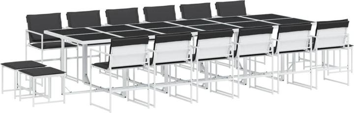 Produktbild vidaXL Garten Essgruppe (330 x 107 x 72 cm)