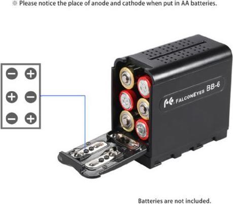Produktbild Falcon Eyes Batteriepack BB-06 (1 Stk.)