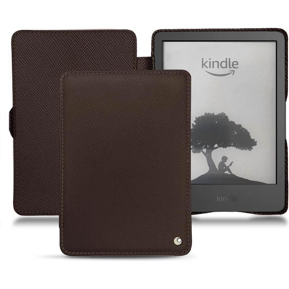 Noreve Lederschutzhülle horizontal (Kindle), Tablet Hülle, Braun