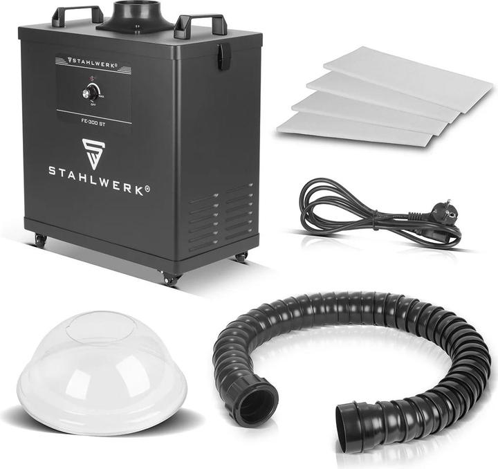 Actual product image Stahlwerk fume extractor 300 watt extraction system fume absorber soldering fume extractor soldering welding