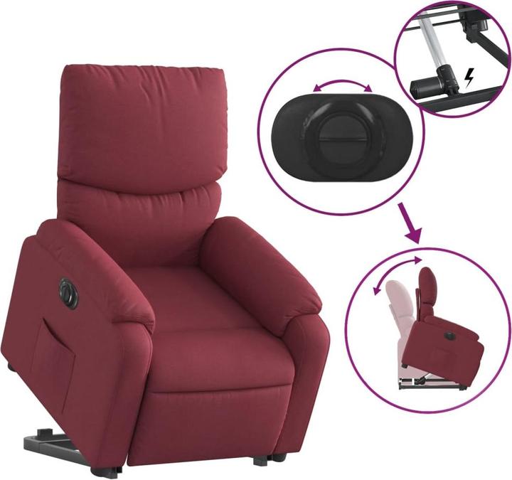 Image du produit vidaXL Relaxsessel mit Aufstehhilfe
