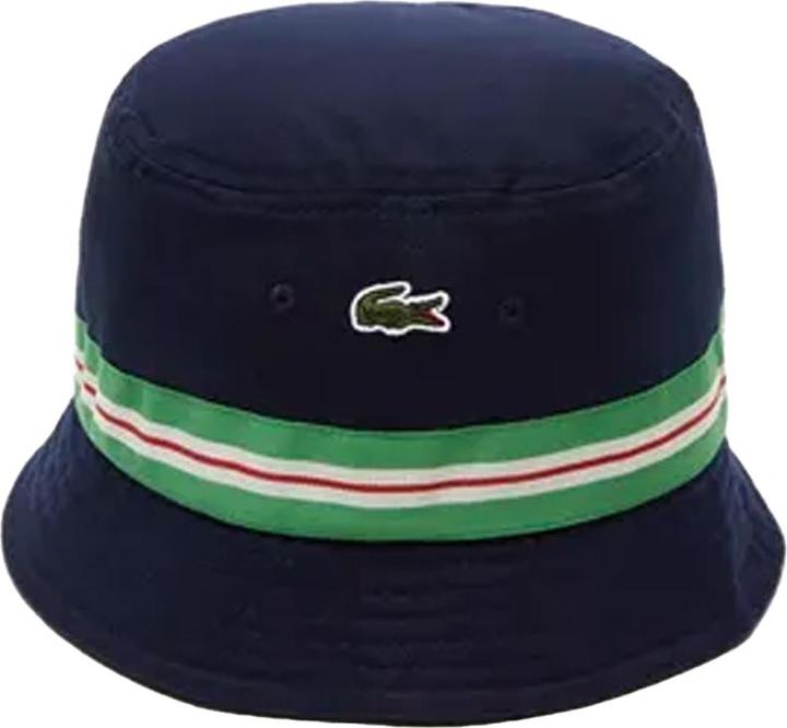 Immagine prodotto Lacoste Cappello a Secchiello Strisce Logo Adulto Unisex (M)
