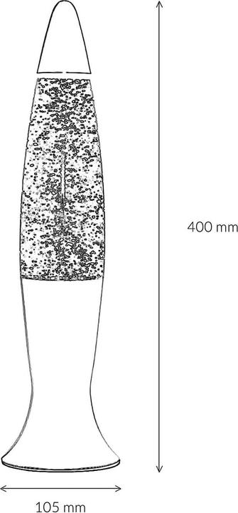 Produktbild Licht-Erlebnisse Lavalampe Roxy (210 lm, G9)