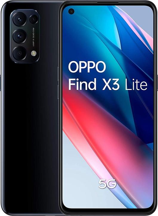 Image du produit OPPO Find X3 Lite (128 Go, Noir étoilé, 6.40", Double SIM, 65 Mpx, 5G)