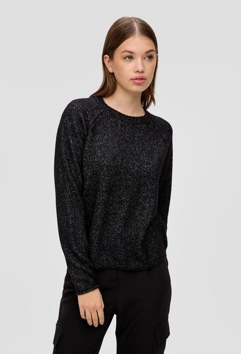 Produktbild S.Oliver Strickpullover Strickpullover mit Rollsaum (S)