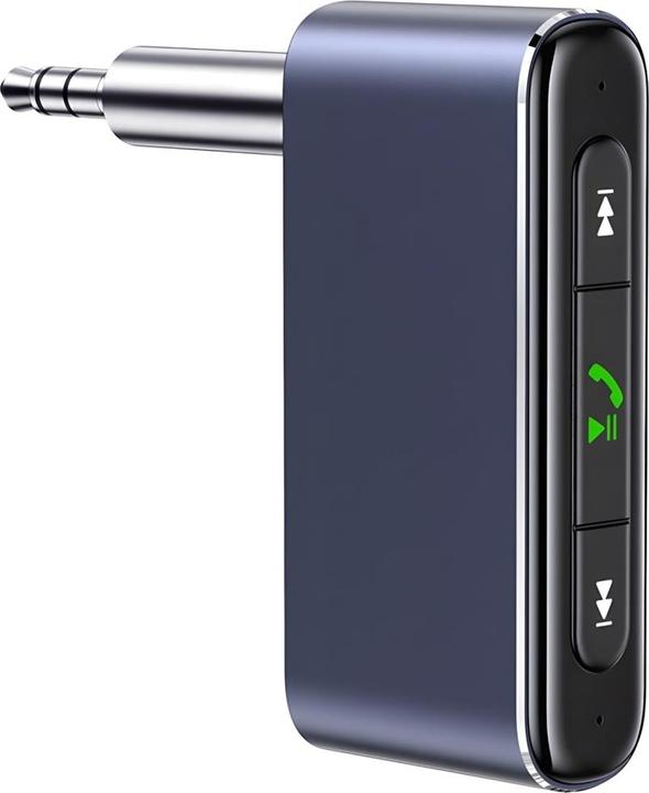 Actual product image Usams Adapter audio Bluetooth 5.0 - jack 3.5mm szarygrey SJ519JSQ01 US-SJ519 (Receiver)