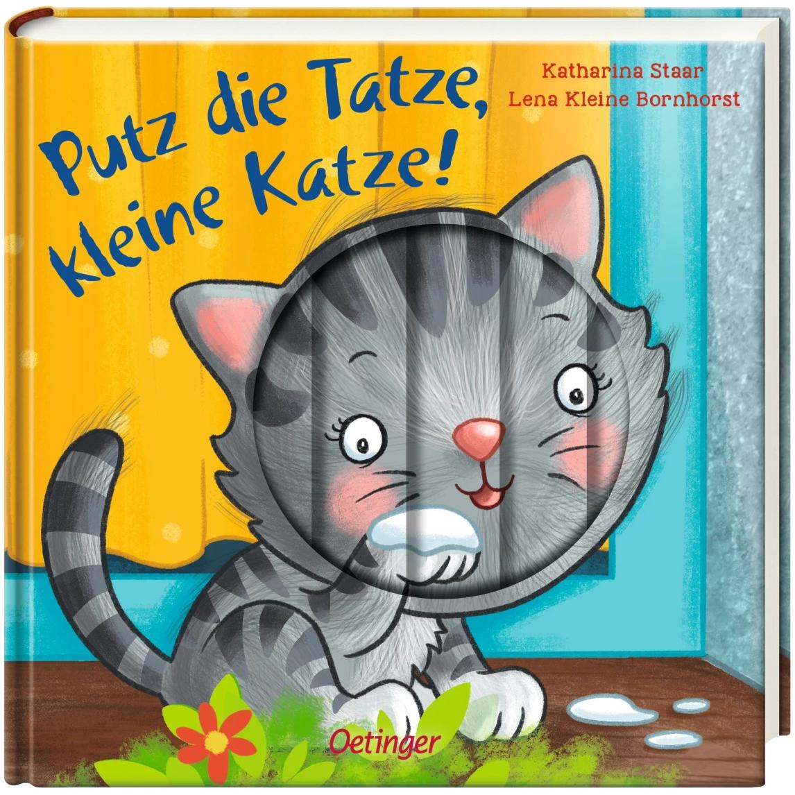 Putz die Tatze, kleine Katze!, Kinderbücher von Lena Kleine Bornhorst