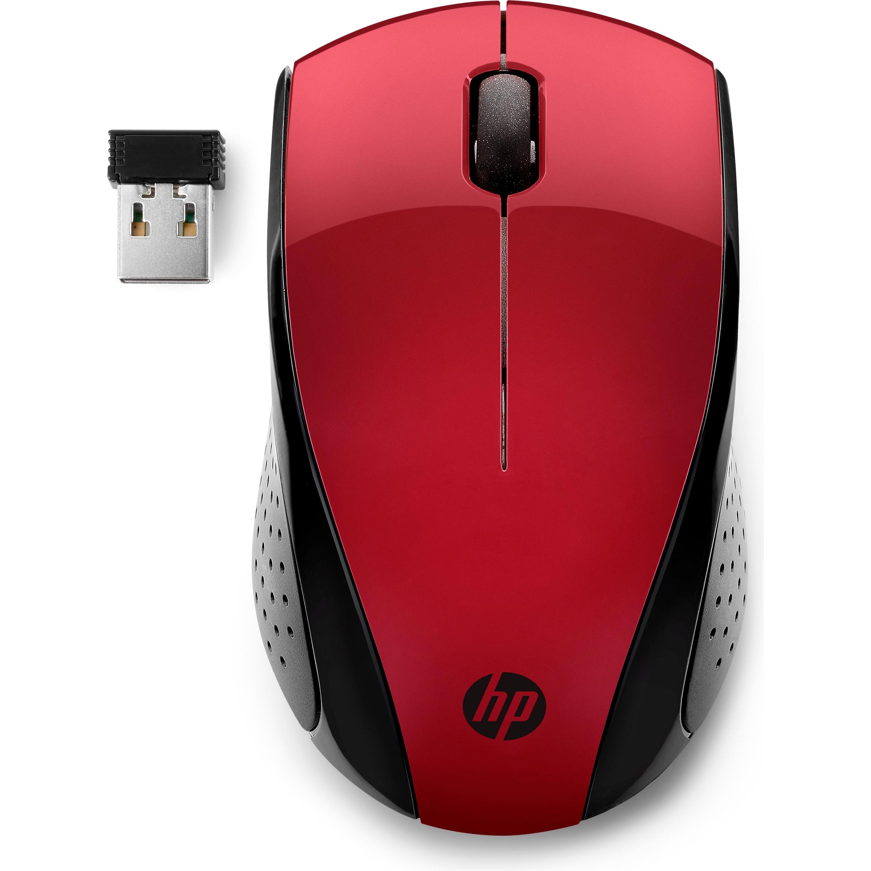 HP 220 (Kabellos), Maus, Rot