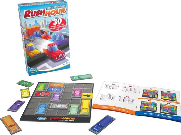 Actual product image Ravensburger ThinkFun - Rush Hour take-away game (Dutch, English, French, German, Hungarian, Italian, Polish, 1 - 4 Players)