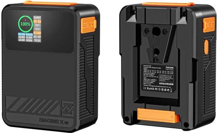 Productafbeelding ZGCine V-Mount Battery 52WH X-Series (ZG-X50) (27ZGX500000000) (Batterij van de camera)
