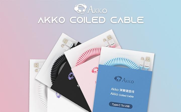 Actual product image Akko Coiled Cable (USB 2.0)