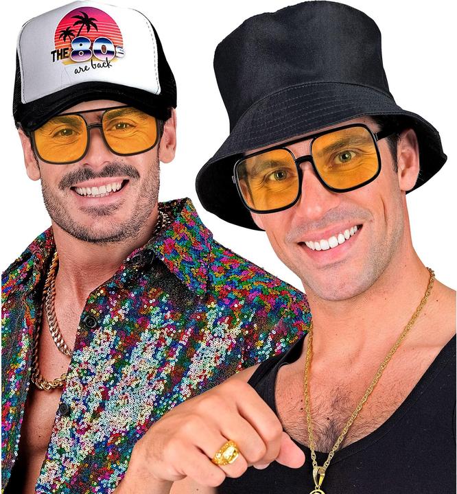 Image du produit Widmann 80er Retro Brille mit en Gläsern