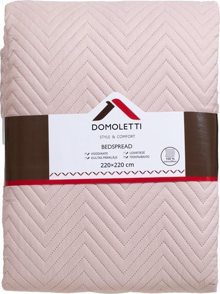 Domoletti BEDSPREAD MICRO 220X220 CM HERRING PINK (220 x 220 cm)
