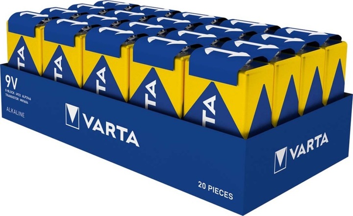 Actual product image Varta Longlife Power (1 pcs., 9V Block, 580 mAh)