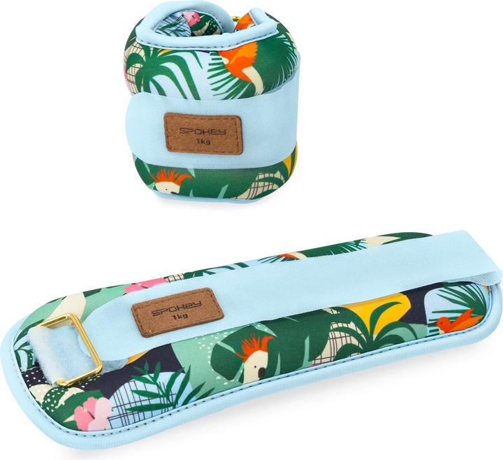 Productafbeelding Spokey Enkel- en polsgewichten HOME JUNGLE 2x 1kg (2 x 1 kg)