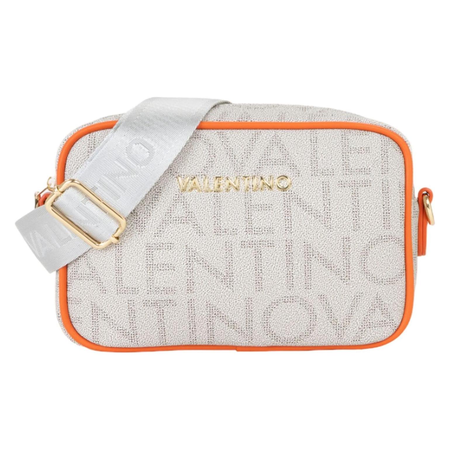 Valentino, Damen, Handtasche, Regina Re Camera Bag, Orange, Beige