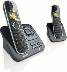 Actual product image Philips CD650, DECT telephone DUO with answering machine, XHD