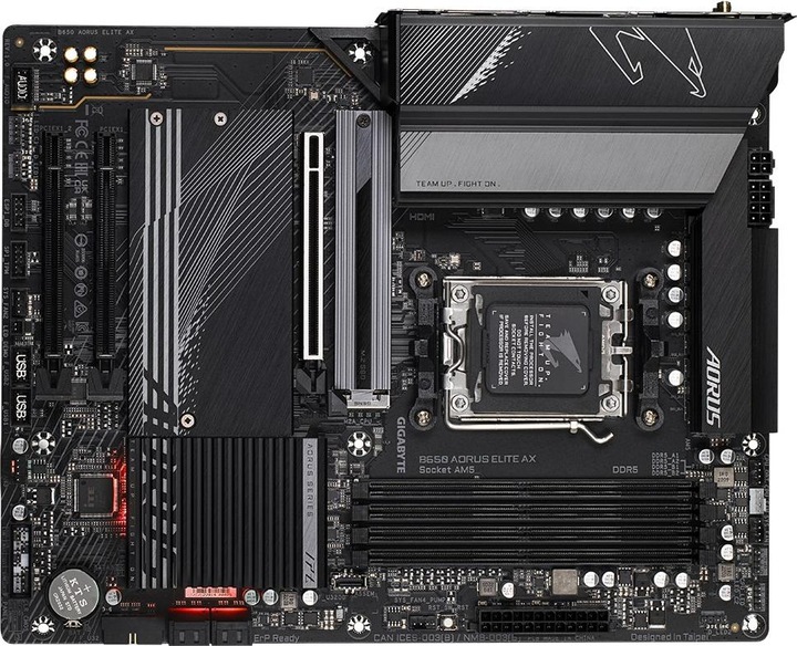 Actual product image Gigabyte B650 AORUS ELITE AX (AM5, AMD B650, ATX)