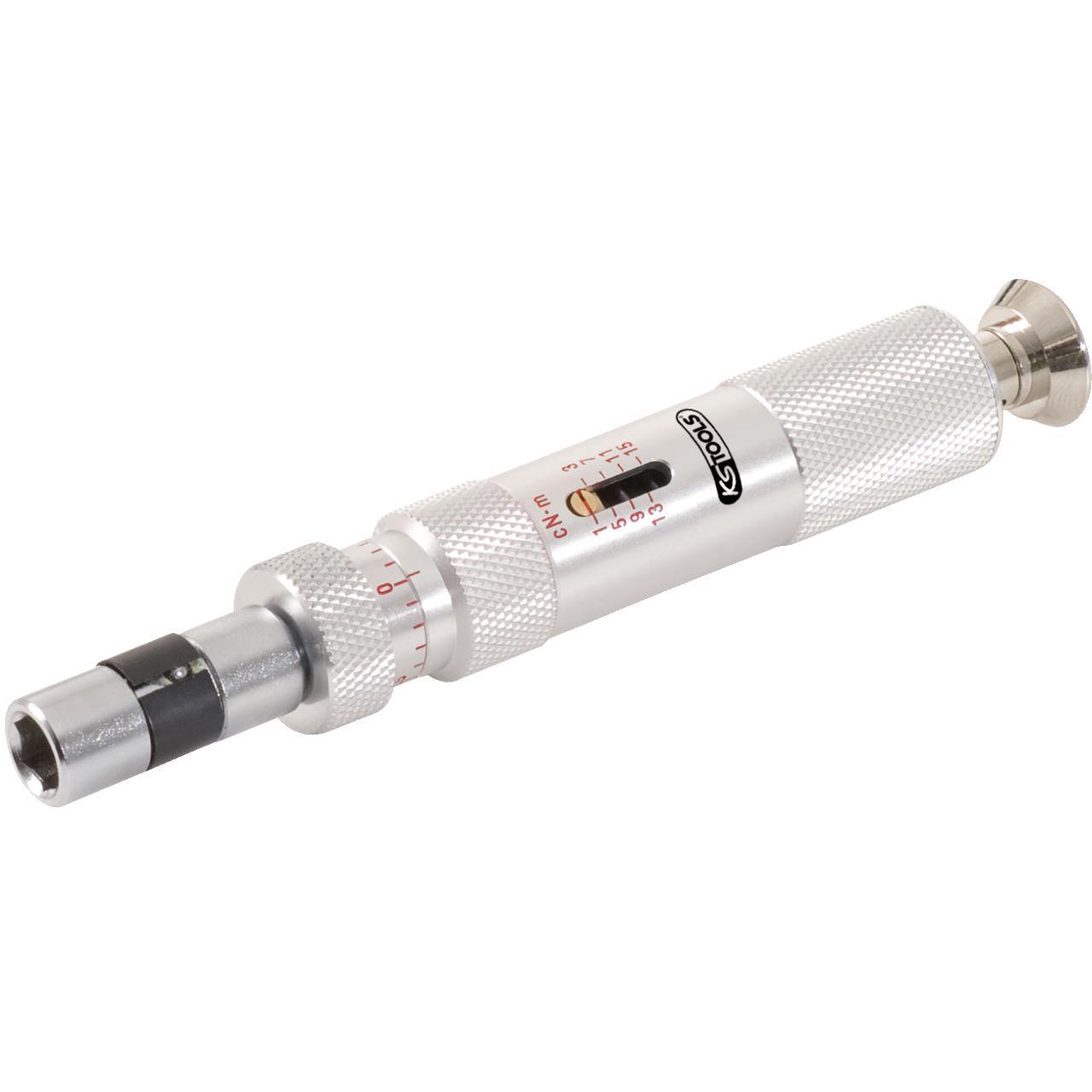 KS Tools, Drehmomentschlüssel, 1/4" ESD-Drehmomentschraubendreher Mikrometerskala, Skale (mech.), 2-30 cNm (1/4", 2 Nm, ...