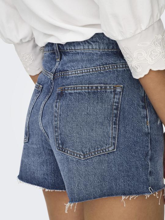 Produktbild Only ONLGABI Hohe Taille Normal geschnitten Jeans-Shorts Jeans-Shorts (L)
