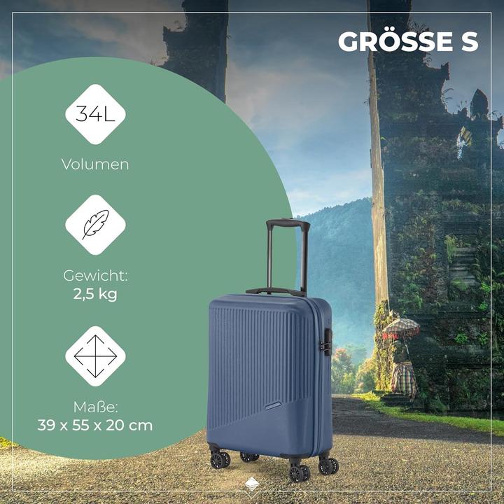 Image du produit Travelite Bali 4 roues ensemble de valises 3 pièces (96 l)