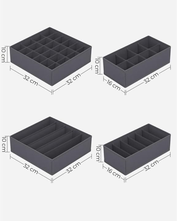 Immagine prodotto Songmics Justin (8 x, 32 x 16 x 10 cm)