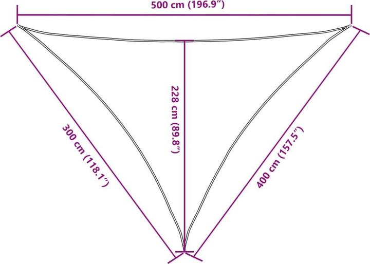 Actual product image vidaXL Awning (300 x 400 x 500 cm)