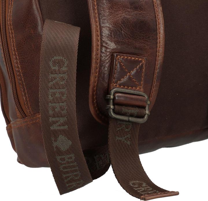 Image du produit Greenburry Sac à dos en cuir Rugged 39 cm pour ordinateur portable (17 l)