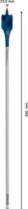 Produktbild Bosch Professional Zubehör EXPERT Self Cut Speed Flachfräsbohrer, 22 x 400 mm (4-22 Millimeter)