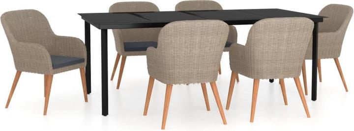 Produktbild vidaXL Garten Essgruppe (200 x 100 x 74 cm)